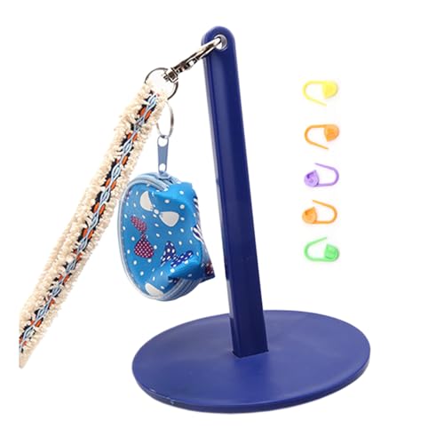 Portable Yarn Holder, Crochet Knitting Organizer, 16cm, Wrist Ball Dispenser with Strap, Lightweight Yarn Spinner for Craft Storage, Travel Accessories Yarn von Generisch