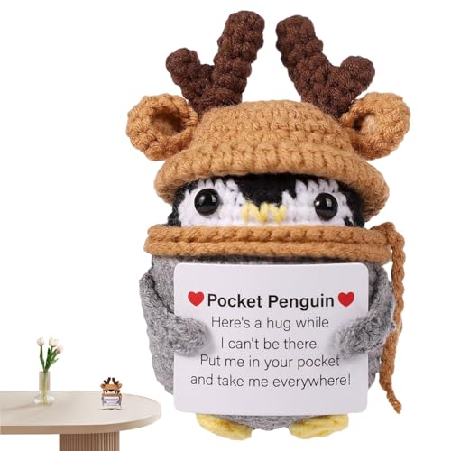 Positive Häkeltiere Tasche - Positiver Häkelhäutierer, Positive Schwingungen Häketier | Tiere Häkeln Spielzeug Mit Karte, Kreative Wolle Inspirierende Kartoffel Mit Positiven Bestätigungskart Positive Häkeltiere Tasche - Positiver Häkelhäutierer, Positive Schwingungen Häketier | Tiere Häkeln Spielzeug Mit Karte, Kreative Wolle Inspirierende Kartoffel Mit Positiven Bestätigungskart von Generisch