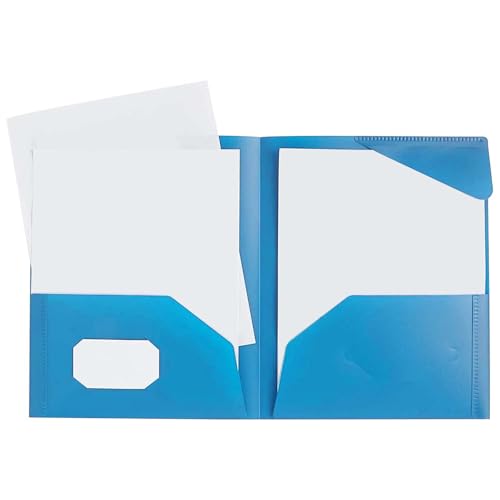 Präsentationsbuch, Präsentationsmappe, Aktendeckel Carpeta de Archivos Aufbewahrung für Präsentationen, Notenblätter für Schule Büro, Dokumentenmappen Angebotsmappen Pappmappen,Blau von Generisch