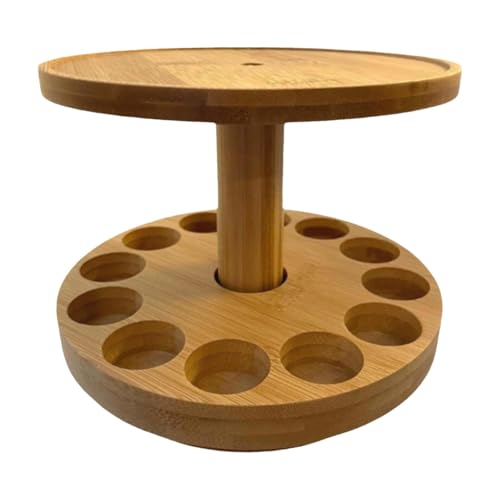 Präsentationsständer Für Ätherische Öle – Duftölständer Aus | 2-stufiges Duftöl-Diffusor-Ausstellungsregal, Drehbarer Ausstellungsständer Für Ätherische Öle, Parfümflaschenregal Für Schlafzimmer, Präsentationsständer Für Ätherische Öle – Duftölständer Aus | 2-stufiges Duftöl-Diffusor-Ausstellungsregal, Drehbarer Ausstellungsständer Für Ätherische Öle, Parfümflaschenregal Für Schlafzimmer, von Generisch
