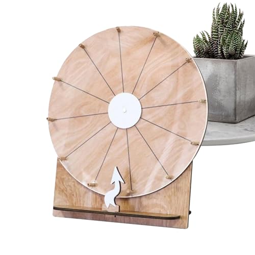 Preisrad Drehscheibe,28 cm Holz Roulette Glücksrad - Lösbares Partyzubehör Für Sommerlager Geburtstagsfeiern Erwachsene Jugendliche Kinder Familienfeiern Spielabend Messen Preisrad Drehscheibe,28 cm Holz Roulette Glücksrad - Lösbares Partyzubehör Für Sommerlager Geburtstagsfeiern Erwachsene Jugendliche Kinder Familienfeiern Spielabend Messen von Generisch