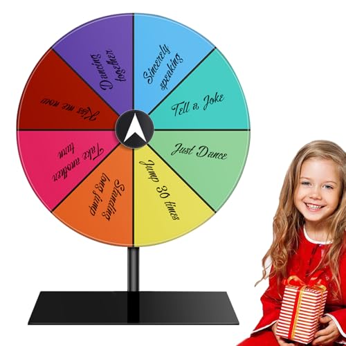 Preisrad - Spinnrad für Preise | Acryl Roulette Brettspiel | Karneval Festival Ausstellungswerkzeug, Klassenzimmer Partyspiel, Jahrestreffen interaktiv, Social Gathering, Lucky Spin Element Preisrad - Spinnrad für Preise | Acryl Roulette Brettspiel | Karneval Festival Ausstellungswerkzeug, Klassenzimmer Partyspiel, Jahrestreffen interaktiv, Social Gathering, Lucky Spin Element von Generisch
