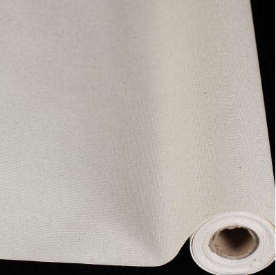 Premium Leinwandrolle für Künstler, 0,28 m x 5 m, grundiertes Baumwollleinen für Öl- und Acrylmalerei, 300 g, reine Baumwolle, Studioqualität, ideal für Kunstprojekte von Generisch