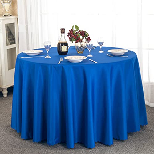 Premium Runde Hotel Tischdecke für Hochzeit Bankett Restaurant - Königsblau Polyester Stoff 129 x 180 cm - Elegante Event Decor Premium Runde Hotel Tischdecke für Hochzeit Bankett Restaurant - Königsblau Polyester Stoff 129 x 180 cm - Elegante Event Decor von Generisch