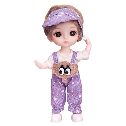Prinzessin -Puppen - 6,3 Zoll artikulierte Kleiderpuppe | Jointed Poable Girl Toy mit eleganten Kleidung, kreative Spielzubehör für Kinder, Mädchen, Sammlerpuppe Prinzessin -Puppen - 6,3 Zoll artikulierte Kleiderpuppe | Jointed Poable Girl Toy mit eleganten Kleidung, kreative Spielzubehör für Kinder, Mädchen, Sammlerpuppe von Generisch