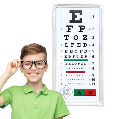 Professionelle Augendiagramm-Lichtbox für Sehtests, blendfrei und lichtbeständig, geeignet für optische Geschäfte, Kliniken und Bildungseinrichtungen von Generisch