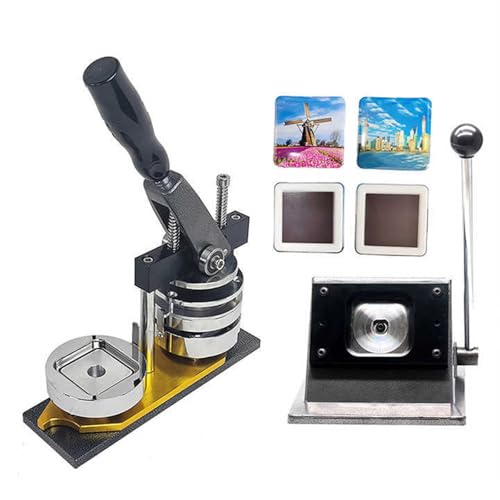 Professionelle Foto-Magnet- und Abzeichen-Maschine, erstellen Sie individuelle Kühlschrankmagnete und Knöpfe mit Leichtigkeit, ideal für personalisierte Geschenke und Werbeaktionen von Generisch