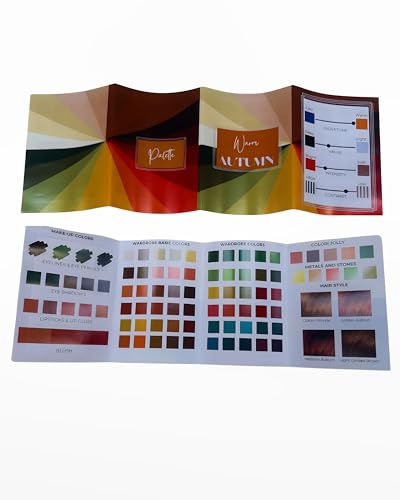 Professionelle Palette Armochromia 12 + 4 – komplette Untergruppen / Einzelpalette – 3er-Set – Set mit 16 Stück / Maison Image Academy (WARM AUTUMN – 1 Pad) von Generisch