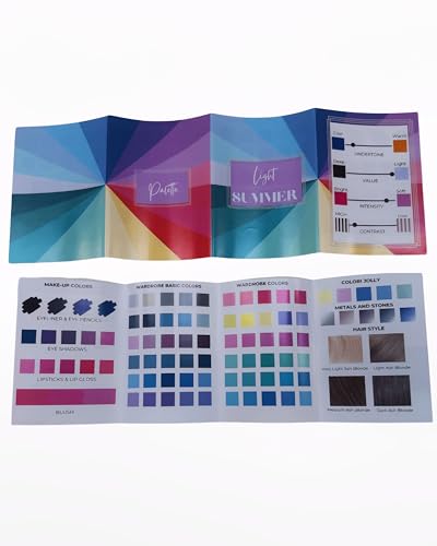 Professionelle Palette Armocromia 12 + 4 – komplette Untergruppen/Einzelpalette – 3er-Set – Set mit 16 Stück / Maison Image Academy (Light Summer – 1 Pad) von Generisch