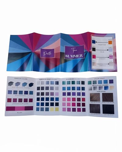 Professionelle Palette Armocromia 12 + 4 – komplette Untergruppen/Einzelpalette – 3er-Set – Set mit 16 Stück / Maison Image Academy (True Summer – 1 Pad) von Generisch