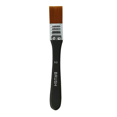 Professioneller flacher Pinsel, Nylonbesatz, Kunstpinsel, Holzgriff für Gesso-Flecken, Klebstoffe, Lacke, Acryl, Öl, Gouache, Aquarell, Wandmalerei, Möbel, Haushalt Professioneller flacher Pinsel, Nylonbesatz, Kunstpinsel, Holzgriff für Gesso-Flecken, Klebstoffe, Lacke, Acryl, Öl, Gouache, Aquarell, Wandmalerei, Möbel, Haushalt von Generisch