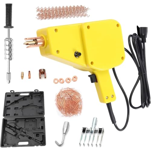 Professionelles Bolzenschweißer-Dellenreparaturset, einstellbarer Strom und Zeit, Autokarosserie-Reparaturlösung mit Kunststoffbox Professionelles Bolzenschweißer-Dellenreparaturset, einstellbarer Strom und Zeit, Autokarosserie-Reparaturlösung mit Kunststoffbox von Generisch