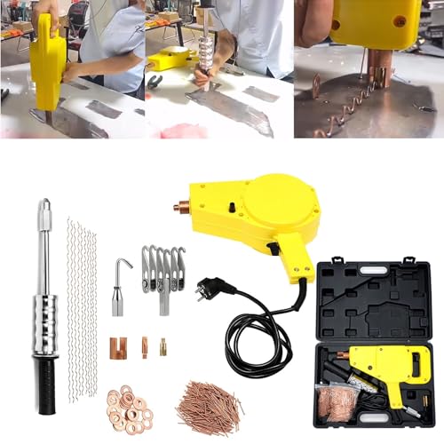 Professionelles tragbares Bolzenschweißer-Dellenzieher-Set für Karosserie-Reparatur, einstellbare Strom- und Zeiteinstellungen, unverzichtbare Karosserie-Reparaturwerkzeuge Professionelles tragbares Bolzenschweißer-Dellenzieher-Set für Karosserie-Reparatur, einstellbare Strom- und Zeiteinstellungen, unverzichtbare Karosserie-Reparaturwerkzeuge von Generisch