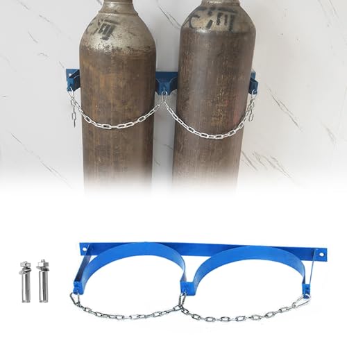 Propangas-Flaschenhalter aus Stahl mit verstellbarer Metallschnalle, kleine wandmontierte Gasflasche mit festem Regal, Feuerlöscher-Befestigungshalterung für Laborfabrik Propangas-Flaschenhalter aus Stahl mit verstellbarer Metallschnalle, kleine wandmontierte Gasflasche mit festem Regal, Feuerlöscher-Befestigungshalterung für Laborfabrik von Generisch