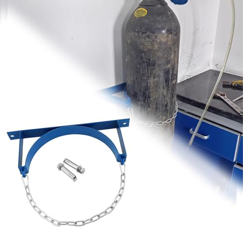 Propangas-Flaschenhalter aus Stahl mit verstellbarer Metallschnalle, kleine wandmontierte Gasflasche mit festem Regal, Feuerlöscher-Befestigungshalterung für Laborfabrik Propangas-Flaschenhalter aus Stahl mit verstellbarer Metallschnalle, kleine wandmontierte Gasflasche mit festem Regal, Feuerlöscher-Befestigungshalterung für Laborfabrik von Generisch