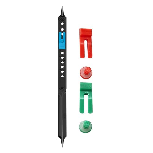 Proportionaler Maßstabteiler, 25,4 cm, verstellbares Zeichenwerkzeug, verbessertes Zeichenzubehör, , Studenten, Architekten, langlebiger -Sucher für genaue Skalierung und Design, 24 cm von Generisch