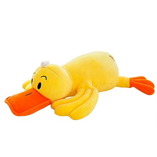 Puppe Kleidung Plüsch-gelbe Enten-Stofftier-Umarmungskissen-superweiche Spielwaren-Geschenke Puppe Kleidung (Yellow, One Size) von Generisch