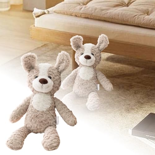 Puppe Kleidung Spielzeug-Tierpuppe mit Langen Beinen, um Kinder zu beruhigen. Schlafende Puppe, süße Geburtstagspuppe. Kleidung (Grey, 35cm) von Generisch