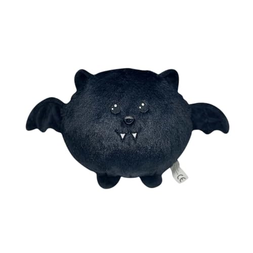 Puppen Kleidung Halloween Fledermaus Plüschpuppe Halloween Schwarze Fledermaus Plüschtier Weich Gefüllt Für Kinder Plüsch Plüschtier Puppen (Black, 30X15CM) von Generisch