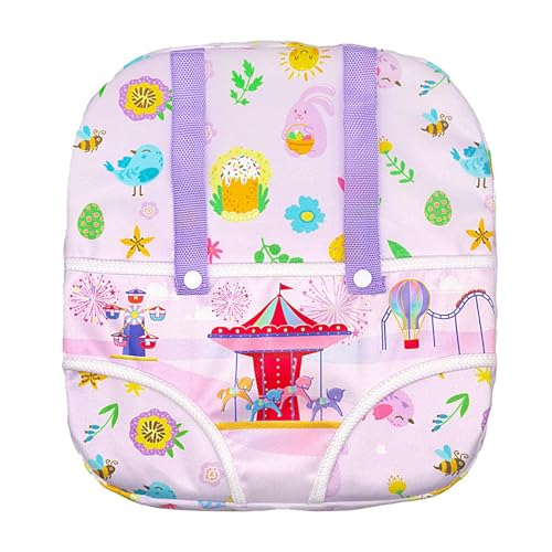 Puppenbetreiber für Puppen - Vorder- und Rücken -Babypuppen -Rucksack | Stellen Sie sich vor, Spielpuppenzubehör mit einstellbaren Gurten zu spielen, passt 12 bis 18 Zoll Puppen, ideal für Kleinkinder von Generisch