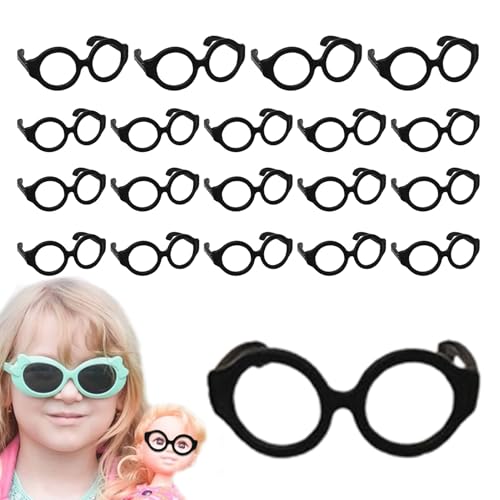 Puppenbrille - 20 Prozent lenslose Puppen -Brillen | Kleine Brille | Lenslose Puppen verkleiden Brillen | Dolls Eyeewear für Spielzeugzubehör Miniaturhandwerkskollektionen und Dekoration geeignet Puppenbrille - 20 Prozent lenslose Puppen -Brillen | Kleine Brille | Lenslose Puppen verkleiden Brillen | Dolls Eyeewear für Spielzeugzubehör Miniaturhandwerkskollektionen und Dekoration geeignet von Generisch
