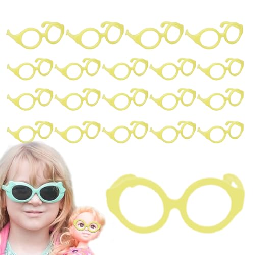 Puppenbrille - 20 Prozent lenslose Puppen -Brillen | Kleine Brille | Lenslose Puppen verkleiden Brillen | Dolls Eyeewear für Spielzeugzubehör Miniaturhandwerkskollektionen und Dekoration geeignet Puppenbrille - 20 Prozent lenslose Puppen -Brillen | Kleine Brille | Lenslose Puppen verkleiden Brillen | Dolls Eyeewear für Spielzeugzubehör Miniaturhandwerkskollektionen und Dekoration geeignet von Generisch
