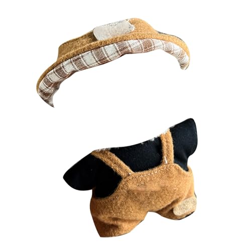 Puppenhaus Zubehör 1/12 17 cm Puppenkleidung (Puppe nicht im Lieferumfang enthalten) Puppenkleidungszubehör Geeignet für Puppenmode-Accessoires Kleidung passend für Liebhaber Puppenhaus (Yellow, 17cm) von Generisch