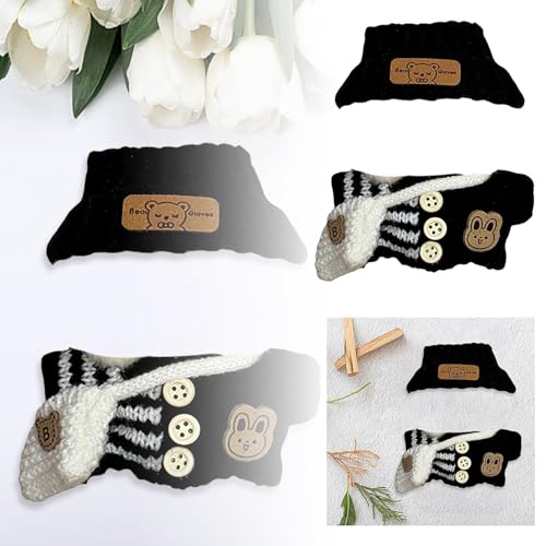 Puppenkleidung 43 Cm Junge 17 cm Anhängerkleidung, modisches und trendiges Mart-Puppenkleidungszubehör ( Kleidung für Puppe nicht im Lieferumfang enthalten) Puppenkleidung 43 Junge ( Black, 5cm) von Generisch