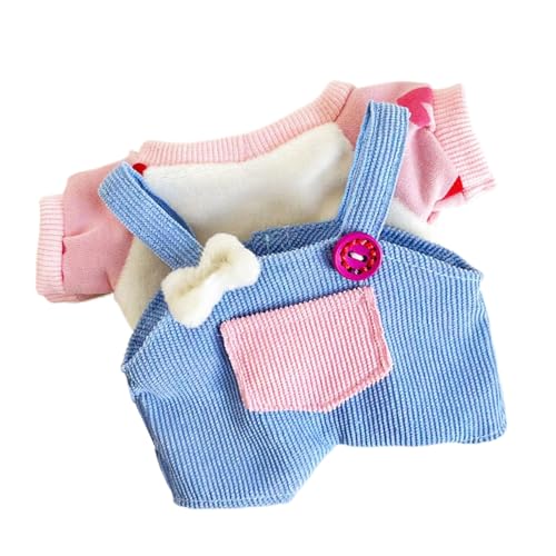 Puppenkleidung - Outfit | Zubehör für Puppe | Hut Hemd Weste Hose Krawatte Rucksack Brille Postman Set Puppenzubehör Dress Up Puppenkleidung - Outfit | Zubehör für Puppe | Hut Hemd Weste Hose Krawatte Rucksack Brille Postman Set Puppenzubehör Dress Up von Generisch