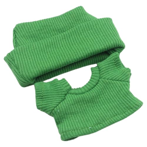 Puppenkleidung für 17cm Plüschpuppen – 2-teiliges Set, Monster Outfit Accessoires, Puppen Kleidung mit Hut & T-Shirt für Kinder & Sammler, Puppenzubehör für Mädchen (Y, One Size) von Generisch
