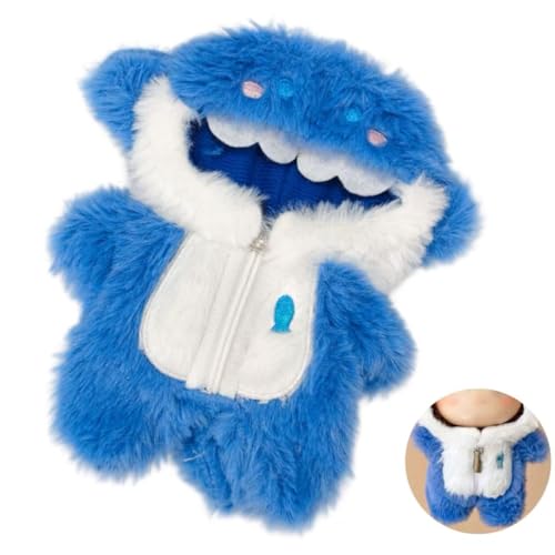 Puppenkleidung für Labubu, süßes Outfit für 17 cm große Labubu-Kleidung, Premium-Puppen-Onesie zum Verkleiden, einzigartiger Stil, exquisites Zubehör für Labubu-Display oder Sammler (B) von Generisch