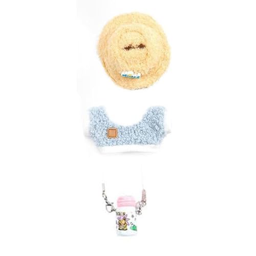 Puppenkleidung & Zubehör für 17 cm Puppen Niedliches Plüschtier Outfit Set Kleidung Mädchen Geburtstagsgeschenk für Mädchen Kinder Geburtstag Urlaub Geschenk Outfits Set Samt Hut + Kleine Kamera + Puppenkleidung & Zubehör für 17 cm Puppen Niedliches Plüschtier Outfit Set Kleidung Mädchen Geburtstagsgeschenk für Mädchen Kinder Geburtstag Urlaub Geschenk Outfits Set Samt Hut + Kleine Kamera + von Generisch