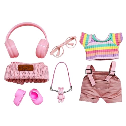 Puppenkleidung & Zubehör für 17 cm Puppenkleidung für 15 cm große Puppenkleidung für mehrere stilvolle Outfit-Sets können verwendet werden, um Kleidung für Ihre 15 und 17 cm großen Puppen 2025 zu von Generisch