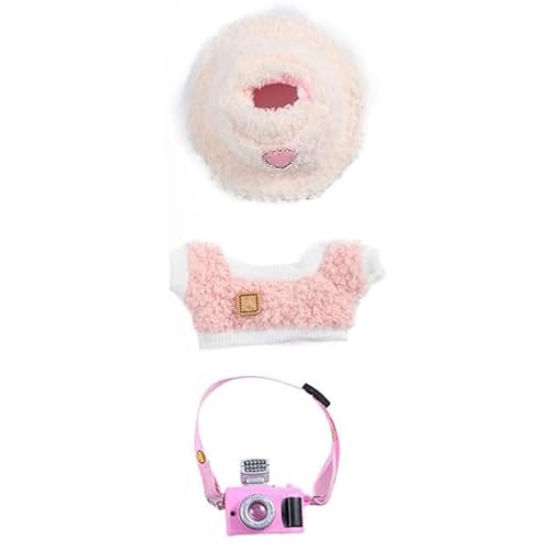 Puppenkleidung & Zubehör für 17 cm große Puppen Niedliches Plüschtier Outfit Set Kleidung Mädchen Geburtstagsgeschenk für Mädchen Kinder Geburtstag Urlaub Geschenk Outfits Set Samt Hut + Kleine Kamera Puppenkleidung & Zubehör für 17 cm große Puppen Niedliches Plüschtier Outfit Set Kleidung Mädchen Geburtstagsgeschenk für Mädchen Kinder Geburtstag Urlaub Geschenk Outfits Set Samt Hut + Kleine Kamera von Generisch