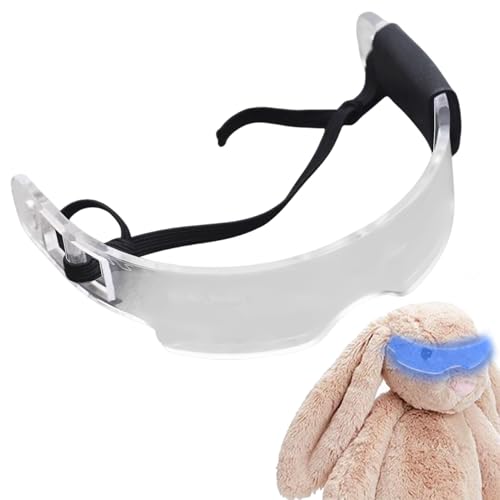 Puppenspielzeug Brille - Leuchtende klare Linsenbrille, coole Puppenbrille, 5,9 Zoll und andere Gegenstände Cosplay Zubehör für Puppen Puppenspielzeug Brille - Leuchtende klare Linsenbrille, coole Puppenbrille, 5,9 Zoll und andere Gegenstände Cosplay Zubehör für Puppen von Generisch