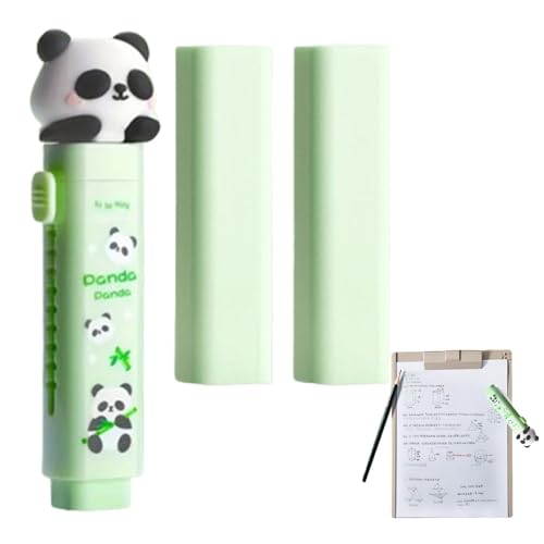 Push-Up-Radiergummi, Schiebe-Radiergummis mit Hülse – niedlich, Hülle und Nachfüllung, Push-Pull-Design, erweiterbar für die Schule, farbiges Push-Pull-Gummi, sauber abwischbar, Push-Pull, kreativ von Generisch