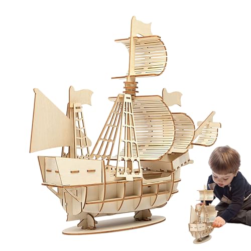 Puzzle-Bausteine,Segelschiff-Bausteine | Holzbausatz zum Sammeln, Bootsmodell | Kreativer Bausatz, DIY-Desktop-Puzzleblöcke für, Mädchen, Kinder Puzzle-Bausteine,Segelschiff-Bausteine | Holzbausatz zum Sammeln, Bootsmodell | Kreativer Bausatz, DIY-Desktop-Puzzleblöcke für, Mädchen, Kinder von Generisch