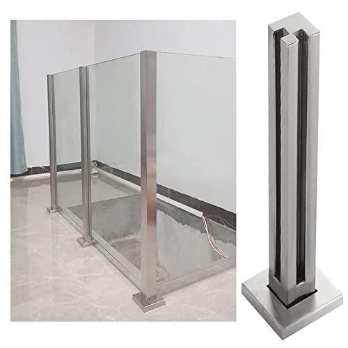 Quadratische Glas-Balustraden-Klemme, langlebige Metallgeländerpfostenstütze für Innen- und Außenbereich, modernes vertikales Zaunsystem, stilvolles Glas-Balustraden-Set für Sicherheit und Eleganz Quadratische Glas-Balustraden-Klemme, langlebige Metallgeländerpfostenstütze für Innen- und Außenbereich, modernes vertikales Zaunsystem, stilvolles Glas-Balustraden-Set für Sicherheit und Eleganz von Generisch