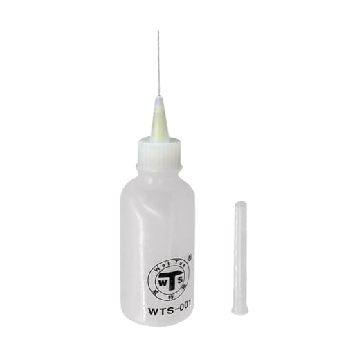 Quetschflasche mit Nadelspitze, Präzisions-Applikator für Kleber, Öl und Farbe, 30 ml, feine Spitze, Quetschflasche mit Mini-Trichter, ideal für Elektronik, Papierherstellung und Handwerk von Generisch