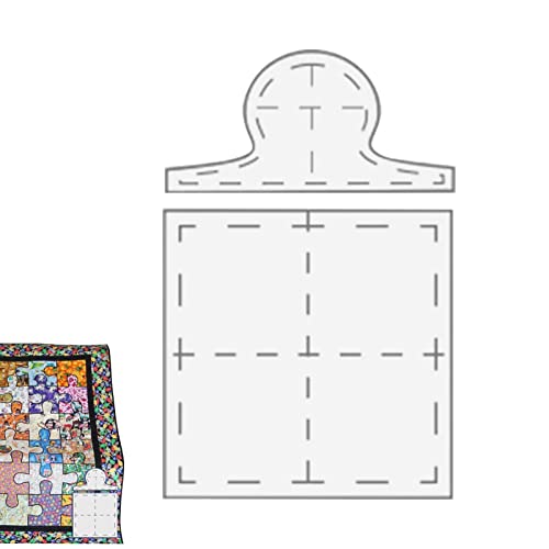 Quiltschablonen-Set – Acryl-Nählineale, Bastelschneideschablone, 2D-Acryl-Quilt-Vorlagen, -Steppmusterführungen, Stoffschneideschablonen-Set, Lineal mit gerader Kante zum Schneiden von Generisch