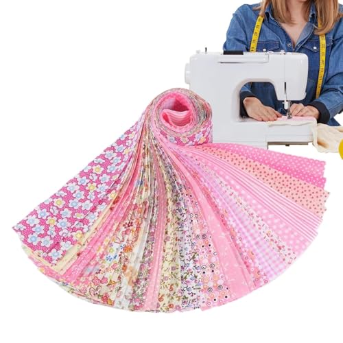Quiltstoff-Jellyrolls,Weiche Baumwollstoffrolle Für Decken - Bastel Nähzubehör Für Kissenbezüge Scrapbooking Kleider Puppenkleider Tischdecken Quiltstoff-Jellyrolls,Weiche Baumwollstoffrolle Für Decken - Bastel Nähzubehör Für Kissenbezüge Scrapbooking Kleider Puppenkleider Tischdecken von Generisch