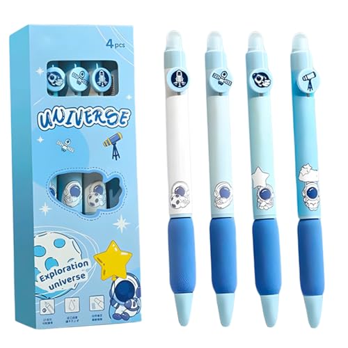 Radierbarer Kugelschreiber 4er Set – 0,5mm Blaue Gelstifte, Tintenroller Radierbar für Schule & Büro, Wiederverwendbare Schreibstifte für Kinder & Erwachsene, Ideal als Geschenk Radierbarer Kugelschreiber 4er Set – 0,5mm Blaue Gelstifte, Tintenroller Radierbar für Schule & Büro, Wiederverwendbare Schreibstifte für Kinder & Erwachsene, Ideal als Geschenk von Generisch