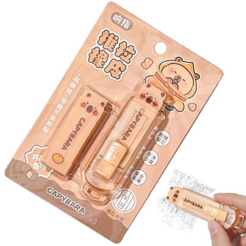 Radiergummis Für Zeichnen,Kunst Radiergummi Ausfahrbar Capybara Design Schulbedarf | Süßes Schreibset Lehrerbedarf Für Schulpreise Radiergummis Für Zeichnen,Kunst Radiergummi Ausfahrbar Capybara Design Schulbedarf | Süßes Schreibset Lehrerbedarf Für Schulpreise von Generisch