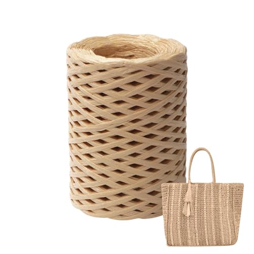 Raffia Garn Zum Häkeln, Raffia-Papierschnur, Bastgarn Zum Häkeln 492Ft, Verpackungspapierschnurband, Papiergarn Geschenkbänder, Bastpapierbänder Zum Basteln, Bastband Natur Für Kunst,Basteln Zum Weben Raffia Garn Zum Häkeln, Raffia-Papierschnur, Bastgarn Zum Häkeln 492Ft, Verpackungspapierschnurband, Papiergarn Geschenkbänder, Bastpapierbänder Zum Basteln, Bastband Natur Für Kunst,Basteln Zum Weben von Generisch