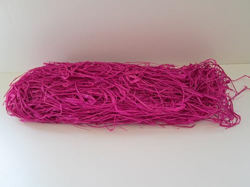 Raffiabast Dekobast, ca.200g, Fuchsia Pink, Floristik Bastelmaterial von Generisch