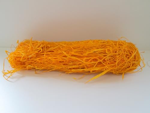 Raffiabast Dekormaterial, Hellorange, ca.200g, Natürliches Bastmaterial für Bastelarbeiten Raffiabast Dekormaterial, Hellorange, ca.200g, Natürliches Bastmaterial für Bastelarbeiten von Generisch