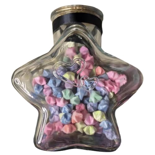 Rainbow Star Origami-Papier mit Glas, mit fluoreszierendem Stern, fertiges O-Star-Produkt, Wishing Rainbow Star Origami-Papier mit Glas, mit fluoreszierendem Stern, fertiges O-Star-Produkt, Wishing von Generisch