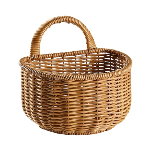 Rattankörbe zur Aufbewahrung – Boho-Hängekörbe für Zwiebelknoblauch, dekorative gewebte -Aufbewahrungskörbe, Speisekammer-Organizer-Box für Küche, , , rustikale Heimdekoration Rattankörbe zur Aufbewahrung – Boho-Hängekörbe für Zwiebelknoblauch, dekorative gewebte -Aufbewahrungskörbe, Speisekammer-Organizer-Box für Küche, , , rustikale Heimdekoration von Generisch