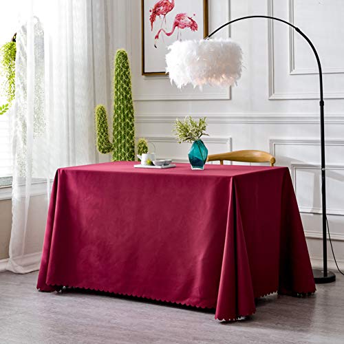 Rechteckige Samt-Tischdecke, für Partys, Geburtstage, Hochzeiten, Messen, Meetings, Ausstellungen, Ausstellungen, Orange, 160 x 240 cm, Bonbonfarben, Polyester, einfache Schreibtischabdeckung, große Rechteckige Samt-Tischdecke, für Partys, Geburtstage, Hochzeiten, Messen, Meetings, Ausstellungen, Ausstellungen, Orange, 160 x 240 cm, Bonbonfarben, Polyester, einfache Schreibtischabdeckung, große von Generisch