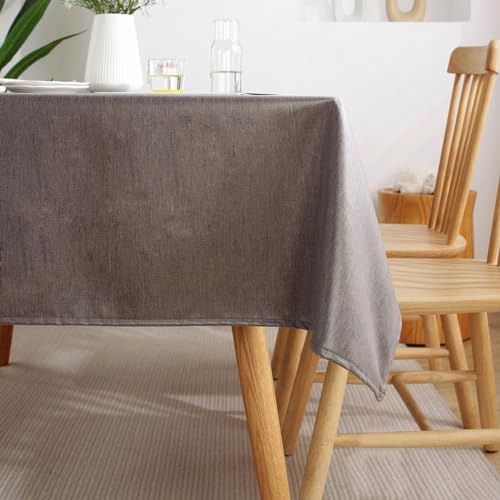 Rechteckige Tischdecke, 137,2 x 218,4 cm, einfarbig, Polyester, Tischdecke für Esszimmer, Partys, Veranstaltungen, wasserdicht, schmutzabweisend, pflegeleicht Rechteckige Tischdecke, 137,2 x 218,4 cm, einfarbig, Polyester, Tischdecke für Esszimmer, Partys, Veranstaltungen, wasserdicht, schmutzabweisend, pflegeleicht von Generisch